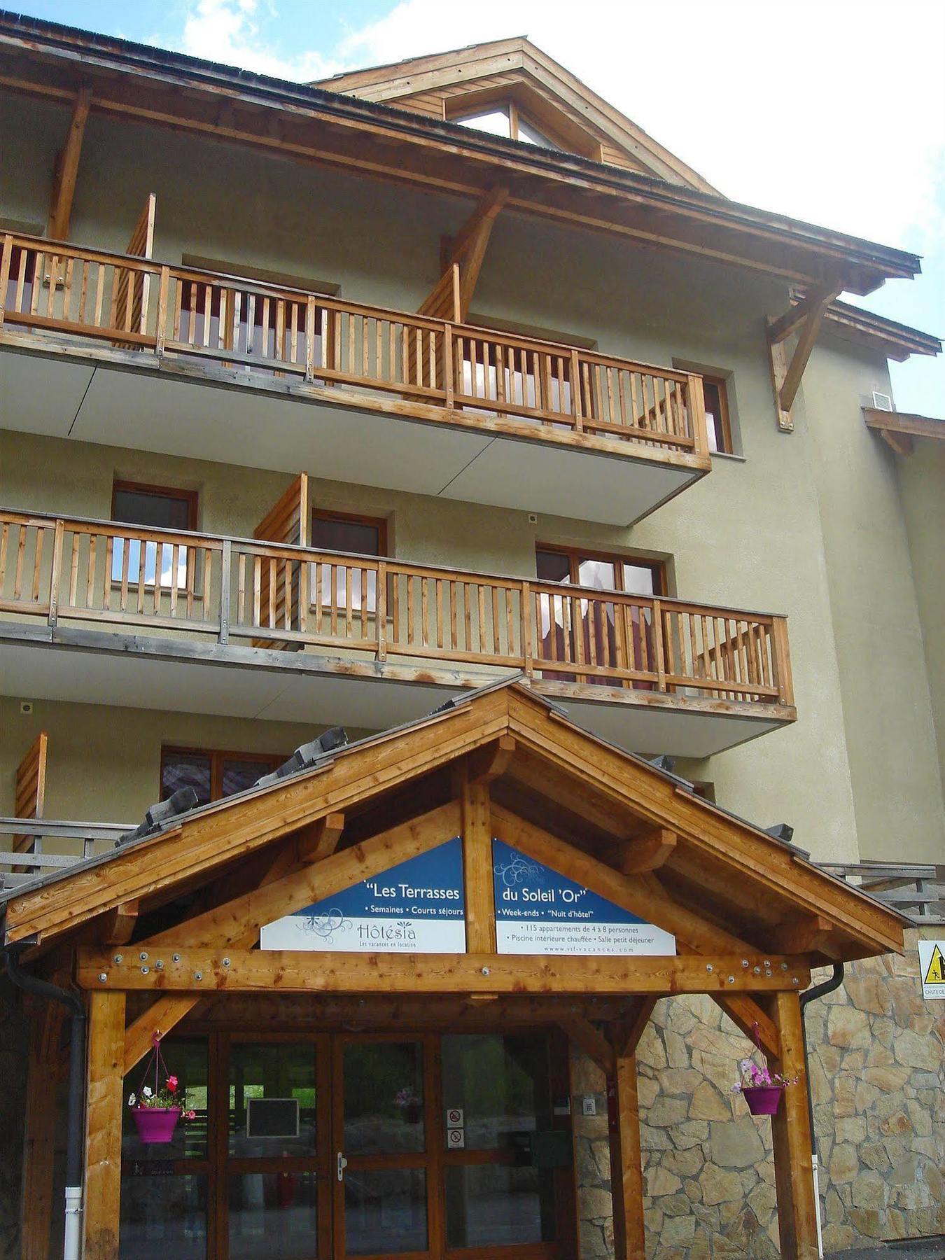 Les Terrasses Du Soleil D'Or By Infini Mountain Les Orres Exterior foto